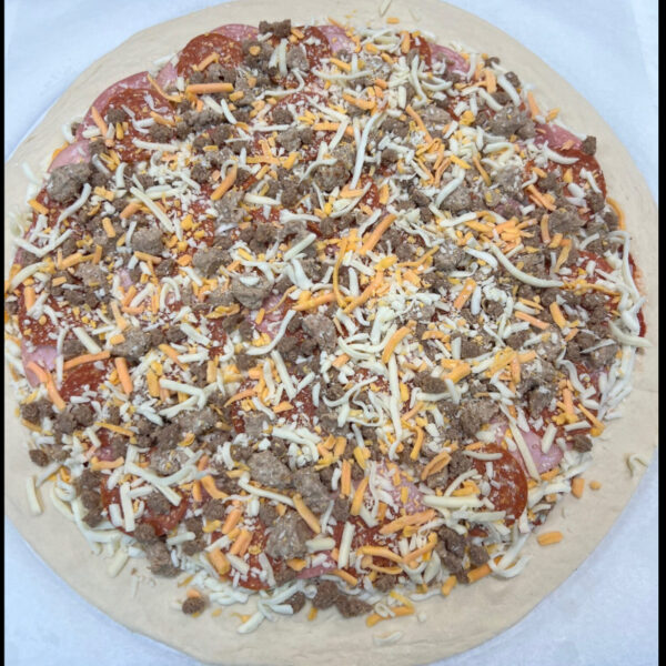Nick's Meat Eater Pizza
