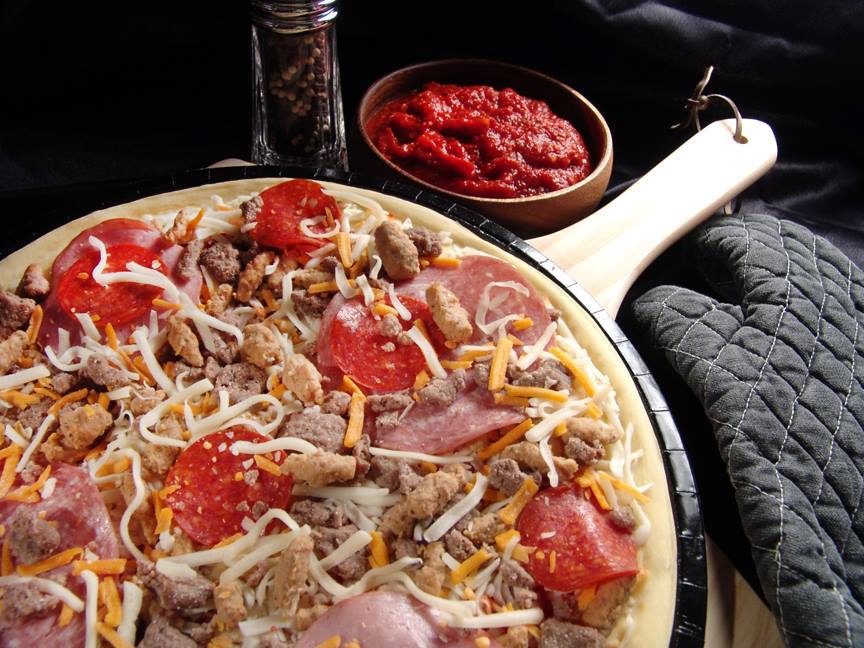 Nick's Meat Eater Pizza